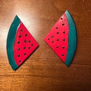 Watermelon earrings